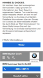 Mobile Screenshot of bmw-skjellet.de