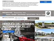 Tablet Screenshot of bmw-skjellet.de